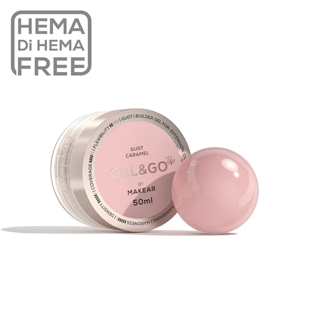 Gel&Go Up Caramel GU07 - builder gel 50 ml