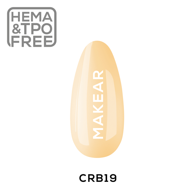 CRB19 Nude Yellow - Color Rubber Base