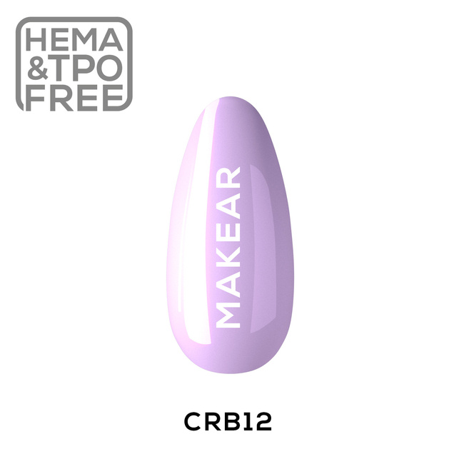 CRB12 Violet - farvet gummifod