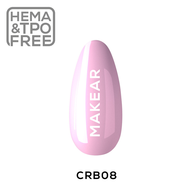 CRB08 Candy Pink - farvet gummiunderlag