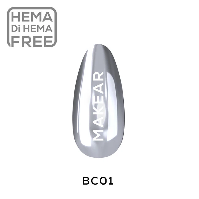 Liquid Effect Dust Chrome Silver BC01 5 ml