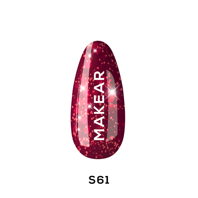 S61 Cherry Star - UV Gel Polish Makear