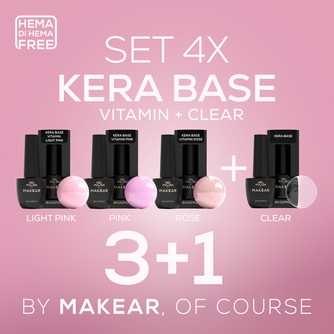 Set Kera Base Vitamin 3+1