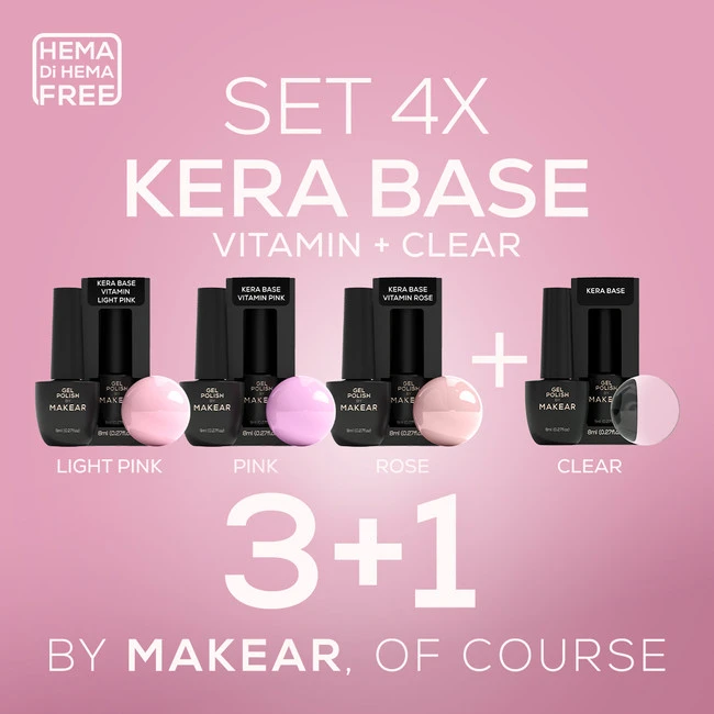 Set Kera Base Vitamin 3+1