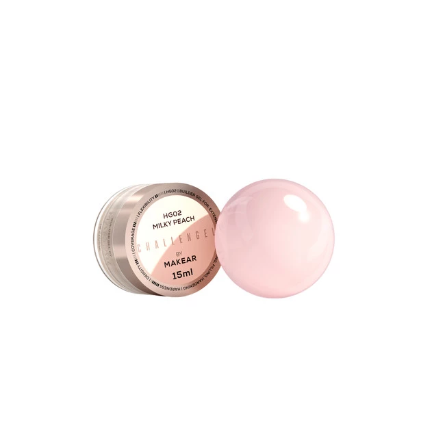 Challengel Milky Peach HG02 - builder gel 15 ml