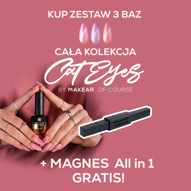 Rubber Base Cat Eye Collection + Magnet All in 1