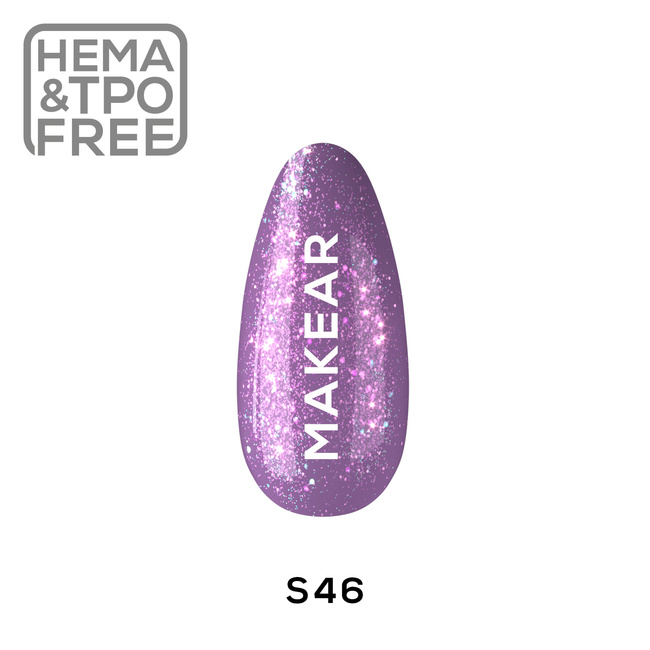 S46 Violetino - UV Gel Polish Makear