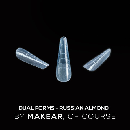 MAKEAR Dual Forms Russian Almond - topforme 120 stk.