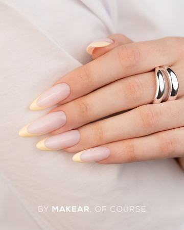 French Manicure Gel Pastel Yellow Makear FG06 5 ml