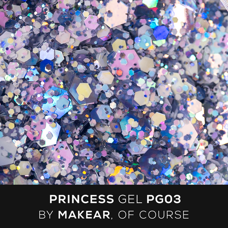 Princess Gel Blue PG03 - Nail Art Gel 5ml