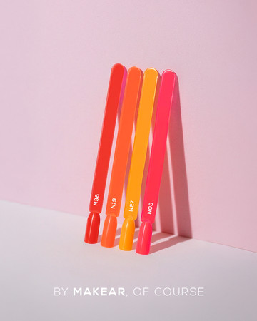 Set Hot Neons UV Gel Polish Makear 4 x 8 ml