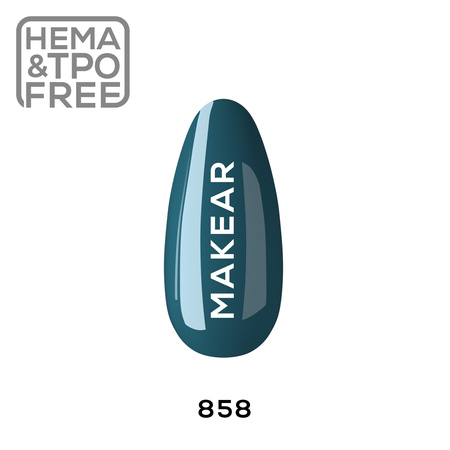 858 Cold Lagoon - UV Gel Polish Makear