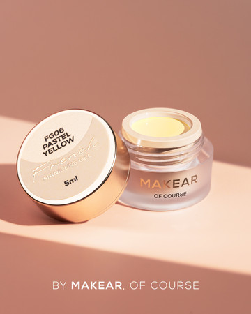 French Manicure Gel Pastel Yellow Makear FG06 5 ml