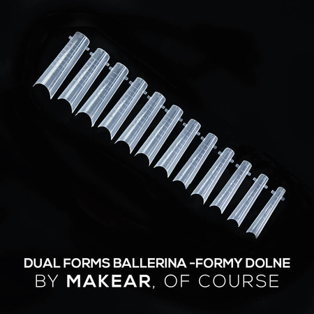 MAKEAR Dual Forms Ballerina - formy dolne 120 szt.