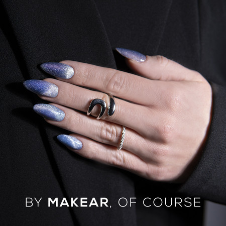 MCL04 Furry Blue - Lakier Hybrydowy Makear Cat Eye 8ml