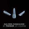MAKEAR Dual Forms Russian Almond - topforme 120 stk.