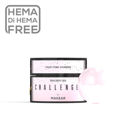 Challengel Shimmer Milky Pink HG12 - builder gel 50ml