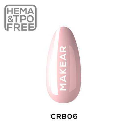 CRB06 Fersken - farve gummibase