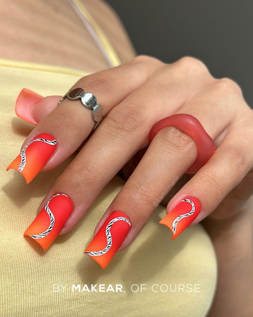 Set Hot Neons UV Gel Polish Makear 4 x 8 ml