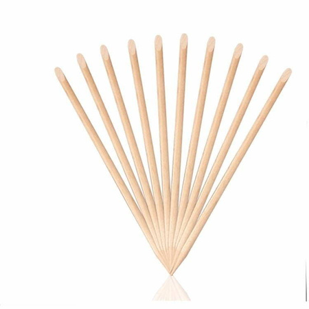 Professional wooden manicure sticks 10 pcs.