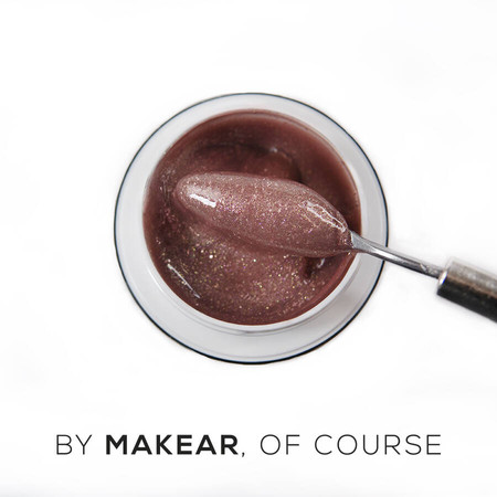 Gel&Go Glitter Dark Rose GG27 - builder gel 15ml
