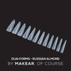 MAKEAR Dual Forms Russian Almond - topforme 120 stk.
