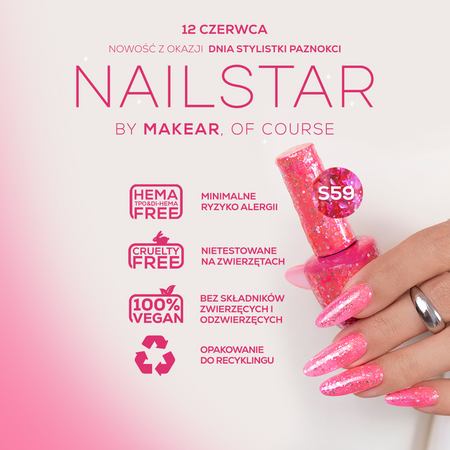 S59 NailStar - Lakier hybrydowy Makear