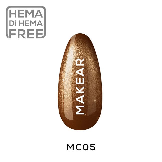 MC05– Lakier hybrydowy Cat Eye & Flash MAKEAR 8 ml