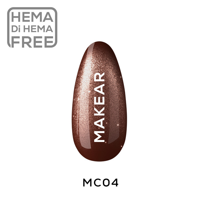MC04 – Lakier hybrydowy Cat Eye & Flash MAKEAR 8 ml