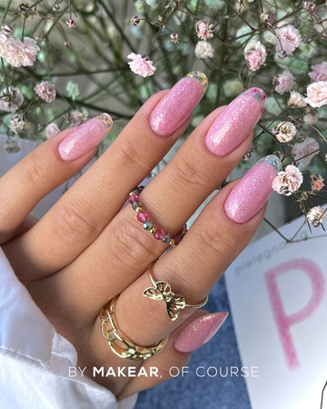 Gel&Go Glitter Rose GG23 - builder gel 50 ml