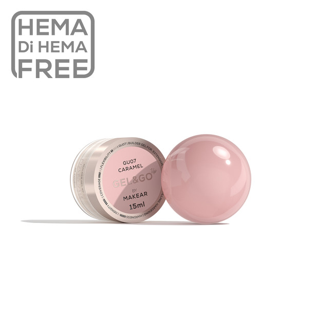 Gel&Go Up Caramel GU07 - żel budujący 15 ml
