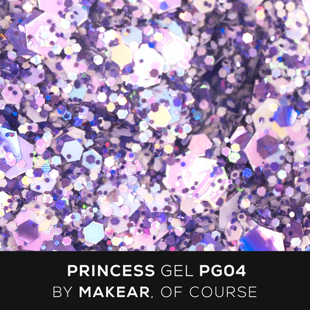 Princess Gel Violet PG04 - Żel do zdobień 5ml