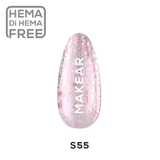 S55 Lakier hybrydowy Makear 8 ml
