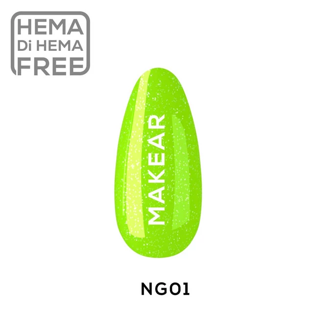 NG01 Lakier hybrydowy Makear 8 ml