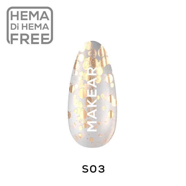 S03 Lakier hybrydowy Makear 8 ml