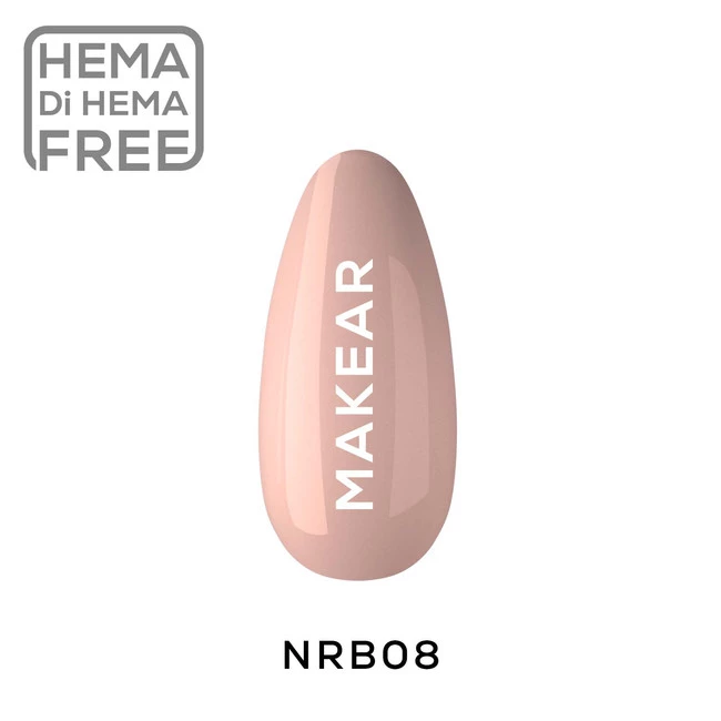 NRB08 Nude Rubber Base Makear 8 ml
