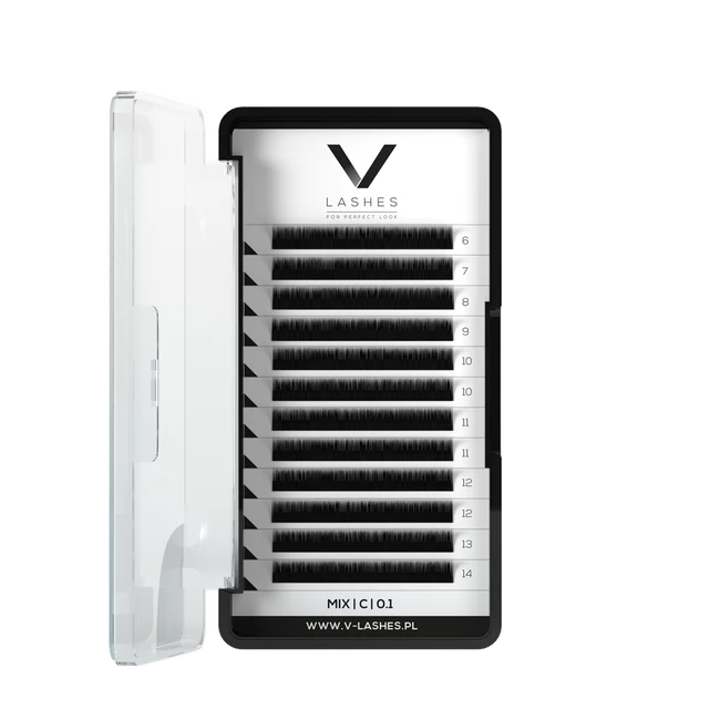V-Lashes PLATINUM Skręt C grubość 0,10