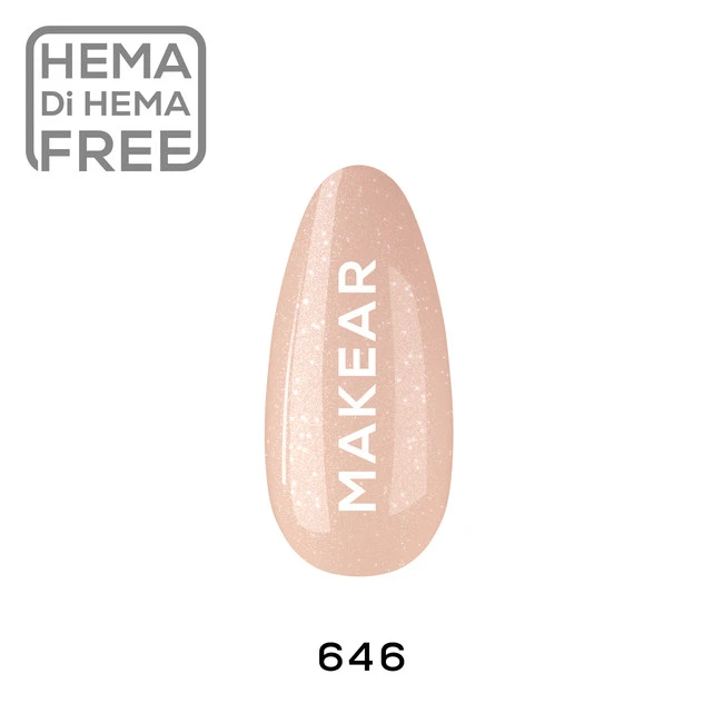 646 Lakier hybrydowy MAKEAR 8 ml