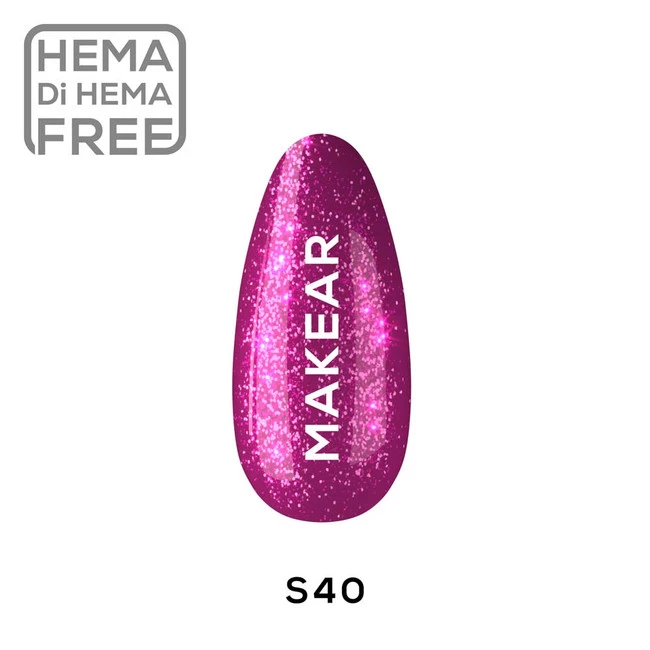 S40 Lakier hybrydowy Makear 8 ml