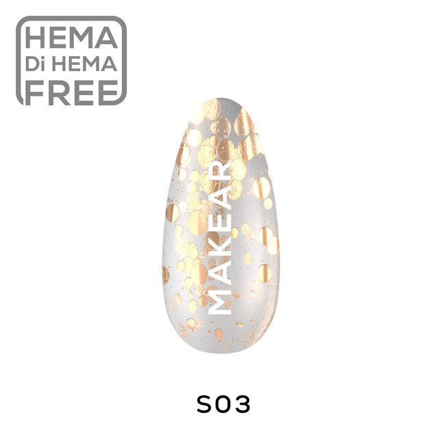 S03 Lakier hybrydowy Makear 8 ml