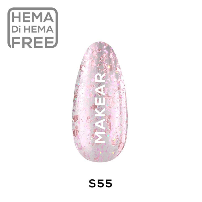 S55 Lakier hybrydowy Makear 8 ml