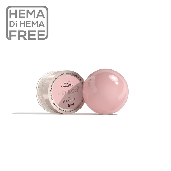 Gel&Go Up Caramel GU07 - żel budujący 15 ml