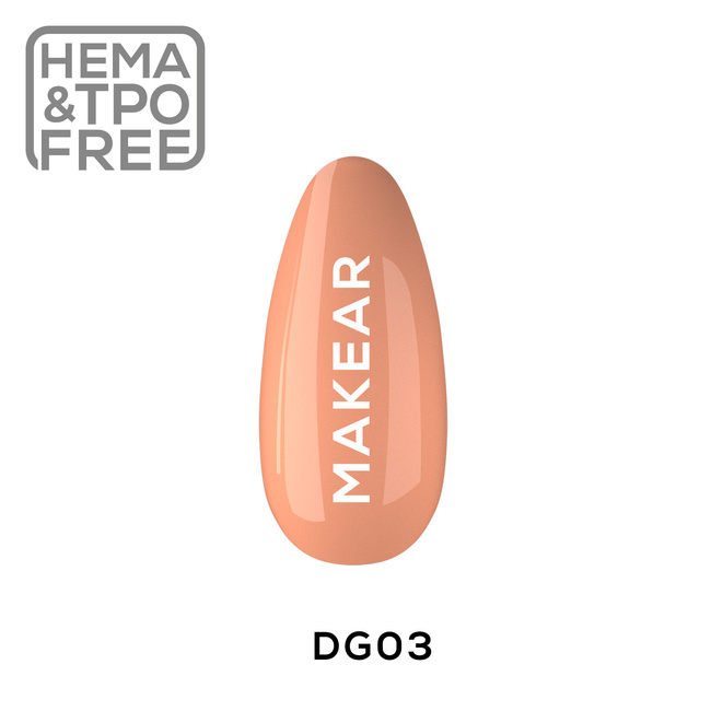 DG03 French Orange - Lakier hybrydowy Makear