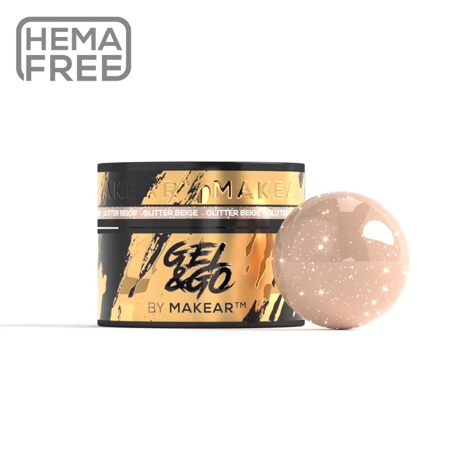 Gel&Go Glitter Beige GG25 - żel budujący 50ml | SED