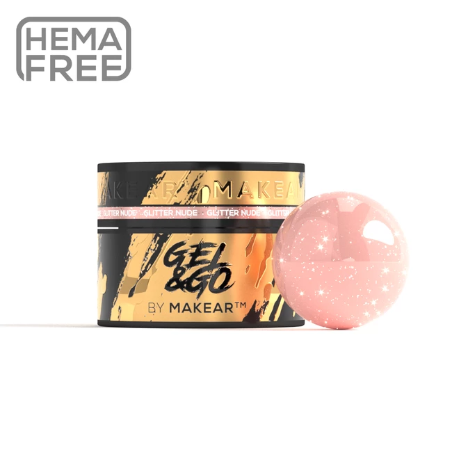 Gel&Go Glitter Nude GG26 - żel budujący 50ml | SED