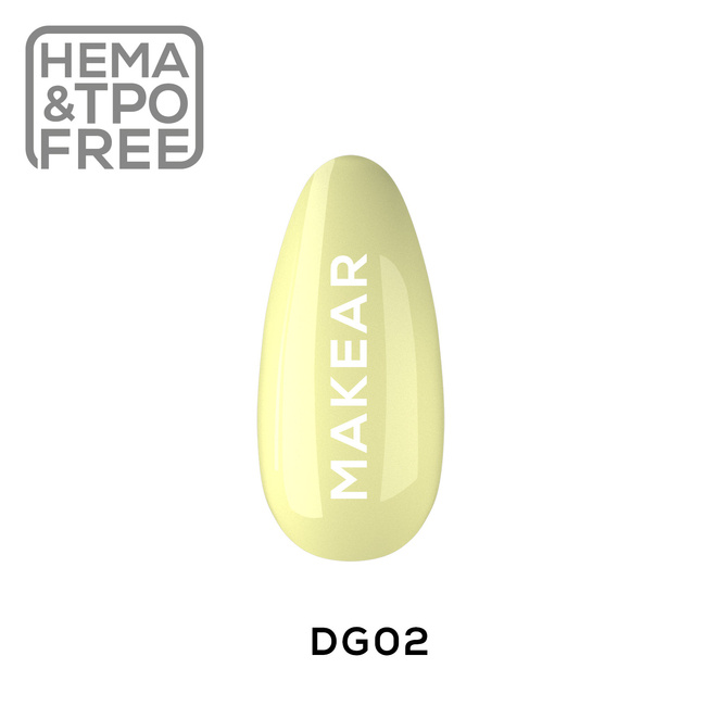 DG02 Hello Yellow - Lakier hybrydowy Makear