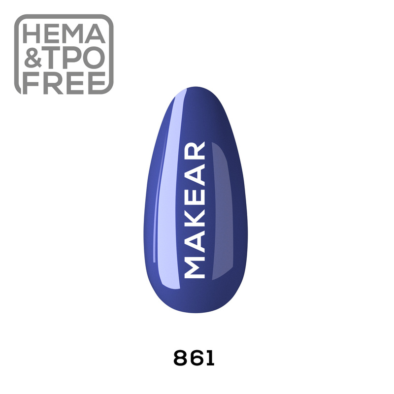 861 Clue of Blue - Lakier hybrydowy Makear