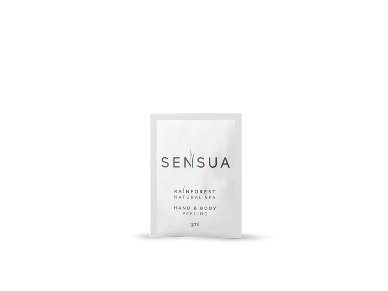 Saszetka SENSUA – RAINFOREST Natural SPA Peeling do dłoni i ciała 3ml